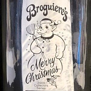 Broguiere's Dairy Milk Bottle MERRY CHRISTMAS 2009 - holidays